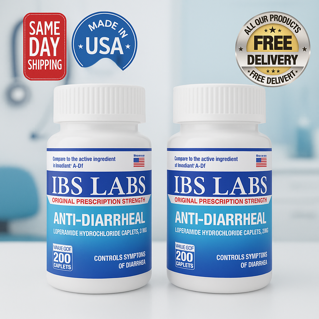 Anti-Diarrheal 2MG Caplets – Fast, Effective Relief | Made in the USA | 400 Count